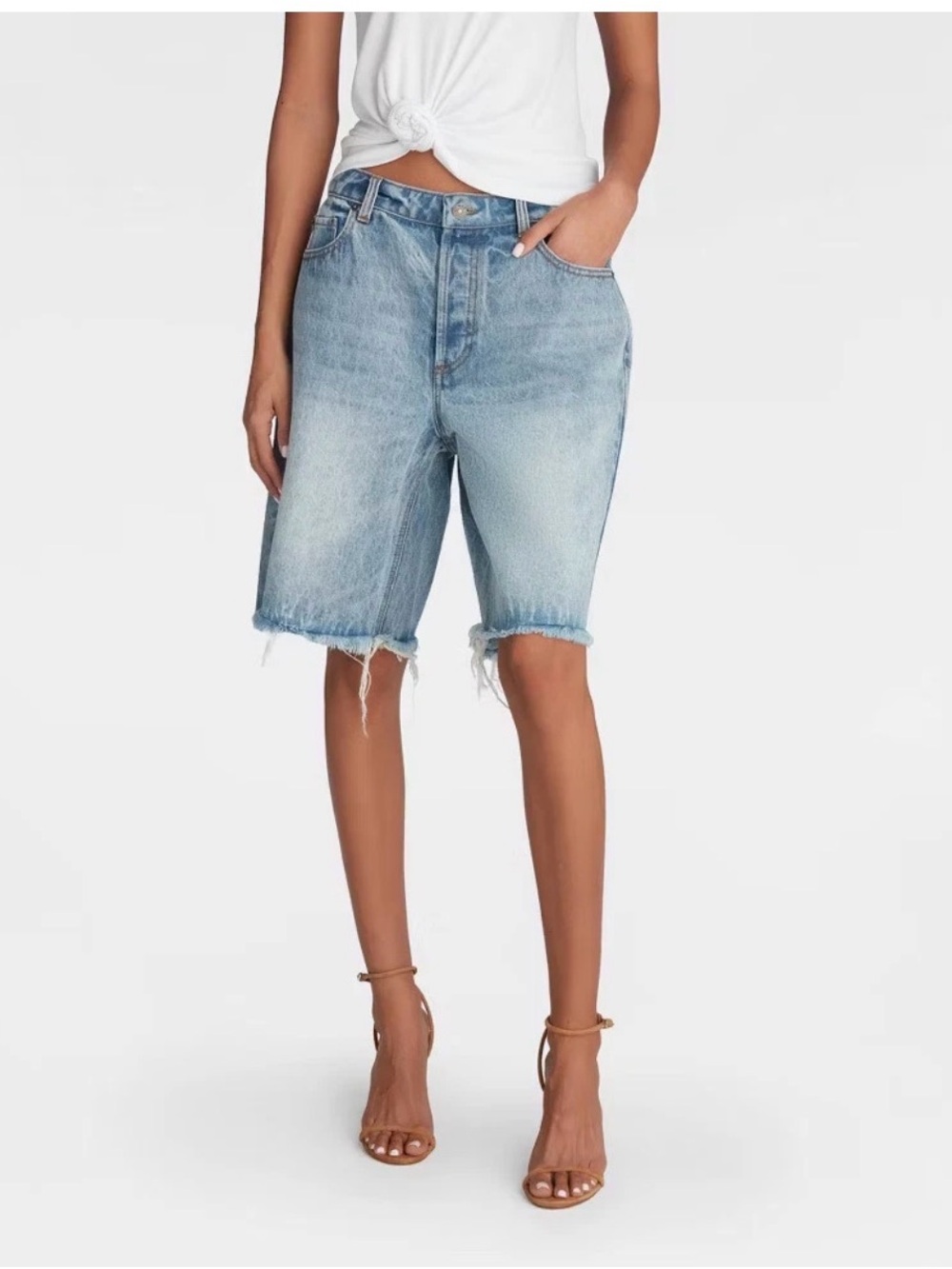 KBB by KAHLANA 'The Denim Bermuda Shorts'